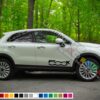Side Stripes Decal Sticker For Fiat 500X 2016 - Present