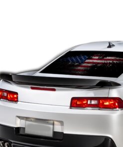 Eagle USA Flag Perforated for Chevrolet Camaro Vinyl 2015 - Present