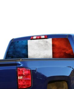 France Flag Perforated for Chevrolet Silverado decal 2015 - Present