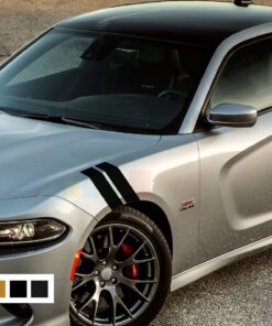 Front Racing Hash Kit Sticker Decal For Dodge Charger 2011 - Present