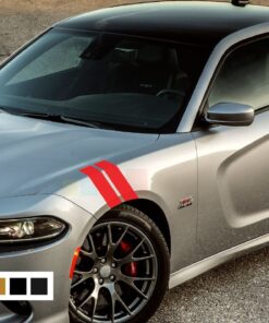 Front Racing Hash Kit Sticker Decal For Dodge Charger 2011 - Present