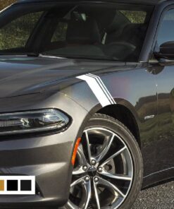 Stripe Front quarter panel Sticker Decal For Dodge Charger 2011 - Present