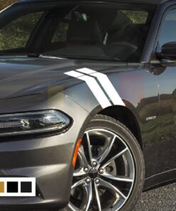 Side Fender Stripes Decal Vinyl For Dodge Charger 2011 - Present