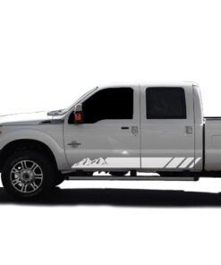 Decal Mountain Graphic Vinyl Kit Compatible with Ford F350 2013-Present