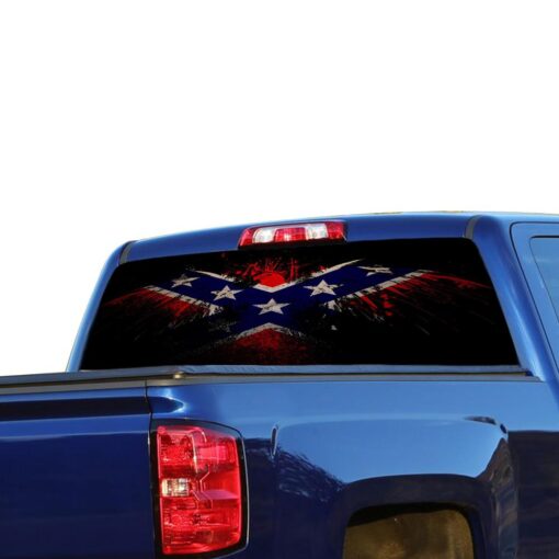 Eagle General Lee Perforated for Chevrolet Silverado decal 2015 - Present