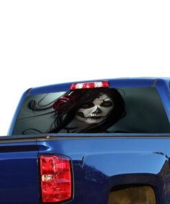 Girl Perforated for Chevrolet Silverado decal 2015 - Present