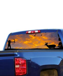 Hunting 2 Perforated for Chevrolet Silverado decal 2015 - Present