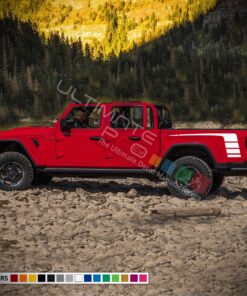 Decals Vinyl Sticker Compatible with Jeep Gladiator 2019-Present