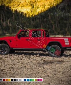 Decals Vinyl Sticker Compatible with Jeep Gladiator 2019-Present