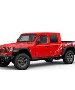 Decal bed mud spalsh Compatible with Jeep Gladiator 2019-Present