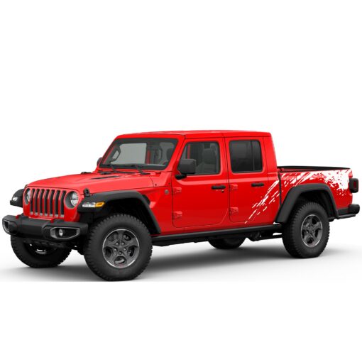 Decal bed mud spalsh Compatible with Jeep Gladiator 2019-Present