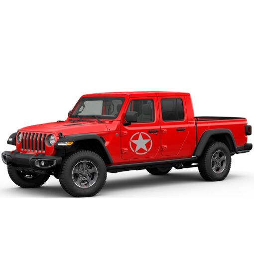 Decal stars Compatible with Jeep Gladiator 2019-Present