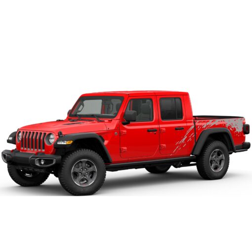 Decal bed mud spalsh Compatible with Jeep Gladiator 2019-Present