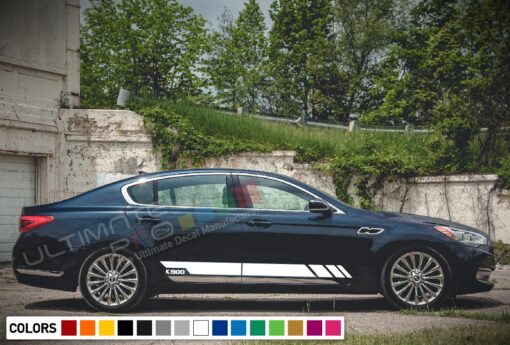 Side Doors Sport Stripe Decal Kit for Kia K900 2016 - Present