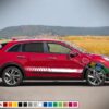 Vinyl Side Racing Stripe Kit for Kia Niro 2016 - Present