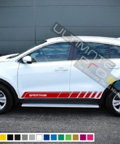 Vinyl Side Racing Stripe Kit for Kia Sportage 2016 - Present