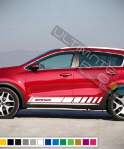 Vinyl Side Racing Stripe Kit for Kia Sportage 2016 - Present