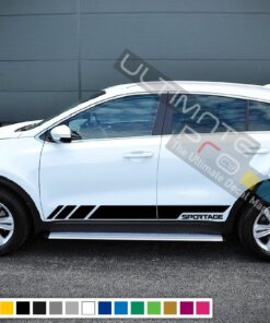 Side Doors Sport Stripe Decal Kit for Kia Sportage 2016 - Present