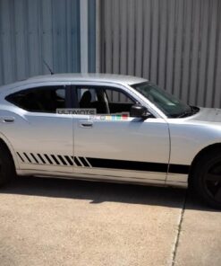 Lower Side Door Stripes Decal Graphic Vinyl Dodge Charger 2006-2010