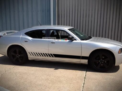 Lower Side Door Stripes Decal Graphic Vinyl Dodge Charger 2006-2010