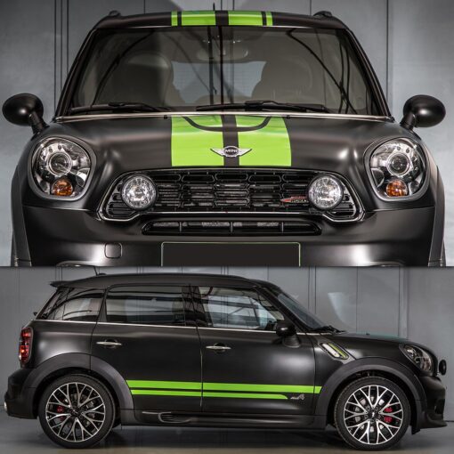 Full Stripe Decal Sticker Graphic Compatible with Mini Countryman 2000-Present