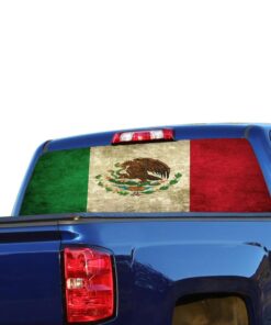 Mexico Flag Perforated for Chevrolet Silverado decal 2015 - Present