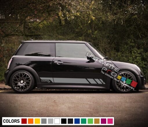 Sticker Decal Side Door Stripe Body Kit for Mini Cooper S Hatch