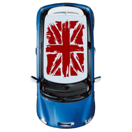 USA Flag Decal Sticker Graphic Compatible with Mini Cooper 2000-Present