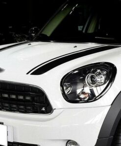 Bonnet Stripes Decal Sticker Graphic Compatible with Mini Countryman 2010-Present