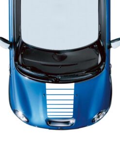 Diagonal Hood Decal Sticker Graphic Compatible with Mini Cooper 2000-Present