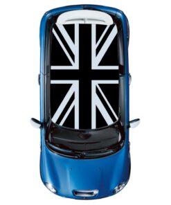 UK Flag Roof Decal Sticker Graphic Compatible with Mini Cooper 2000-Present