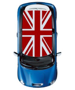 UK Flag Roof Decal Sticker Graphic Compatible with Mini Cooper 2000-Present