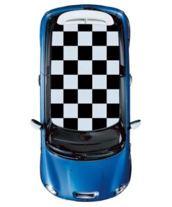 Finish Roof Decal Sticker Graphic Compatible with Mini Cooper 2000-Present