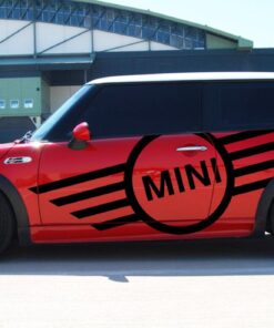 Decal Mini Logo Sticker Compatible with Mini Cooper 2000-2016 R56 R50 R53 F55 F56