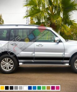 Decal Vinyl Line Side Racing Stripes For Mitsubishi Montero 2005-Present