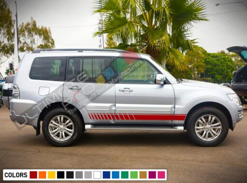 Decal Vinyl Racing Stripes For Mitsubishi Montero 2005-Present