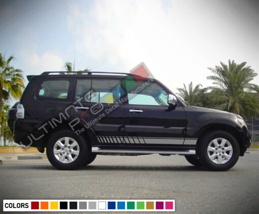 Decal Vinyl Racing Stripes For Mitsubishi Montero 2005-Present