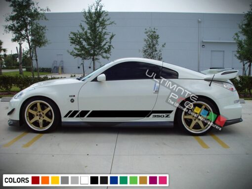 Decal Sticker Vinyl Side Racing Stripes Compatible with Nissan 350 Z Fairlady Z 2002-Present
