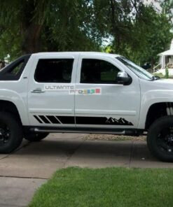 Offroad Mountain Stripes Vinyl Decal Sticker Graphic Chevrolet Avalanche 2007-2013