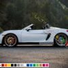 Decals Vinyl Side Sport Stripe Body Kit Compatible with Porsche Boxter 2012-Present