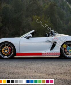 Decals Vinyl Side Sport Stripe Body Kit Compatible with Porsche Boxter 2012-Present