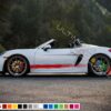 Decal Vinyl Side Sport Stripe Body Kit Compatible with Porsche Boxter 2012-Present