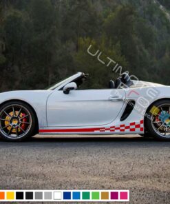 Decal Side Sport Stripe Body Kit Compatible with Porsche Boxter 2012-Present