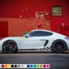 Decals Vinyl Side Sport Stripe Body Kit Compatible with Porsche Cayman 2012-Present