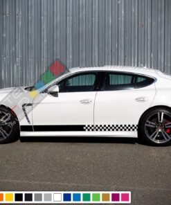 Decal Sticker Vinyl Side Sport Stripe Body Kit Compatible with Porsche Panamera 2012-Present