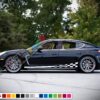 Decals Vinyl Side Sport Stripe Body Kit Compatible with Porsche Panamera 2012-Present