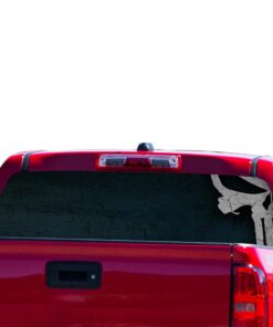 Half Punisher Perforated for Chevrolet Colorado decal 2015 - Present