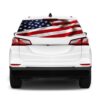 USA flag Perforated for Chevrolet Equinox decal 2015 - Present
