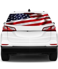 USA flag Perforated for Chevrolet Equinox decal 2015 - Present