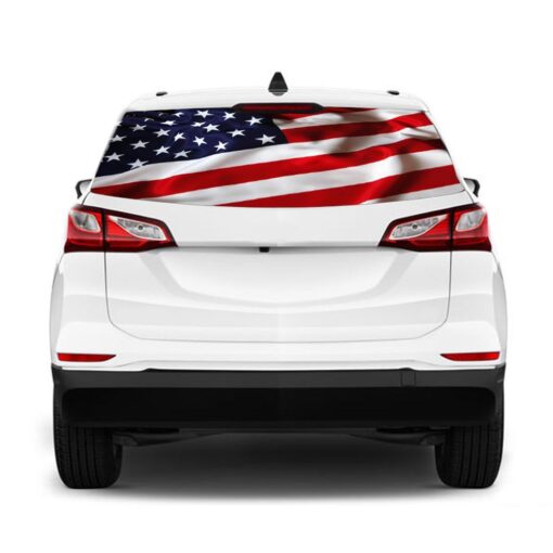 USA flag Perforated for Chevrolet Equinox decal 2015 - Present